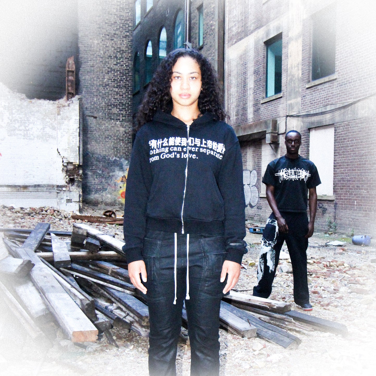 God's love zip up hoodie